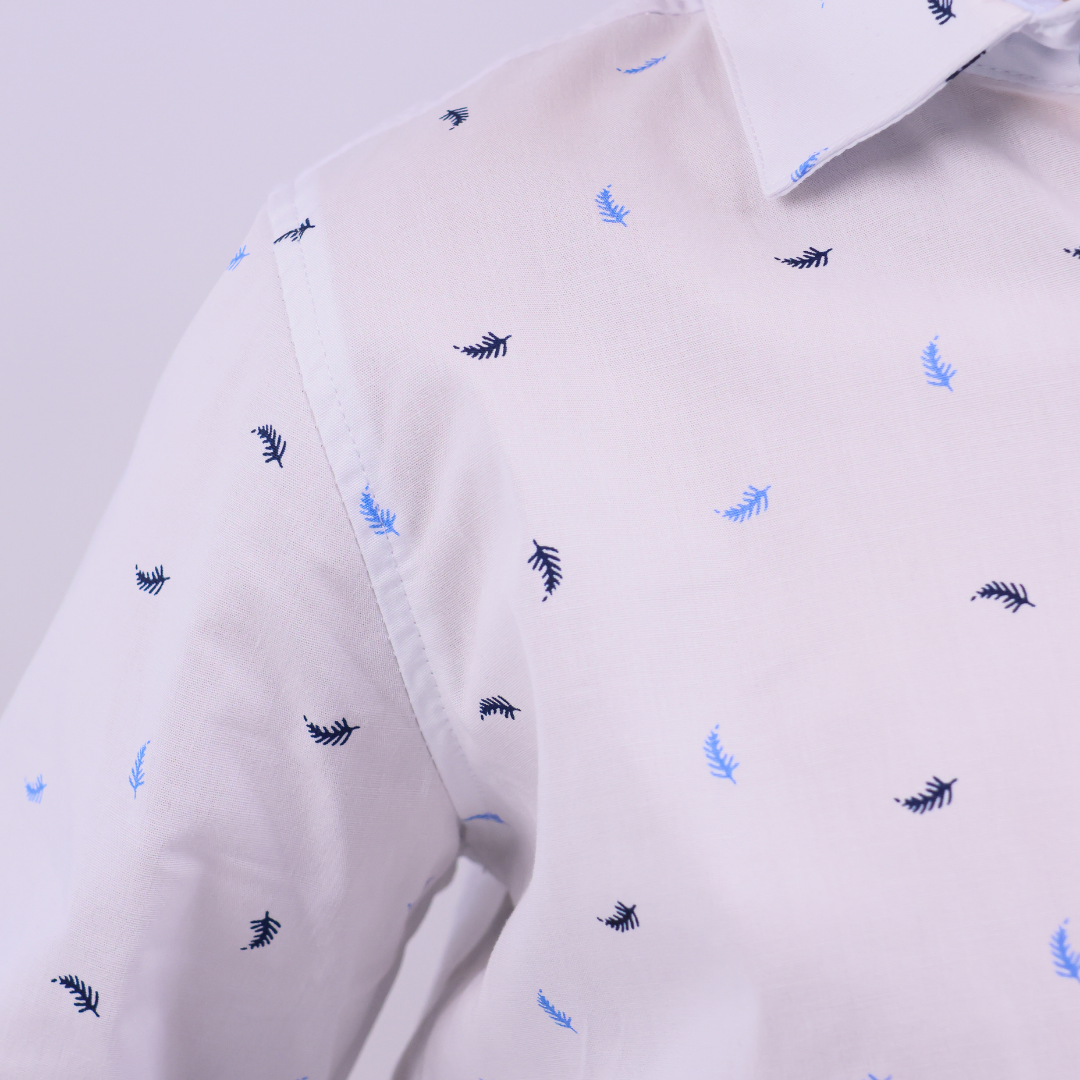 CAMISA PLUMITAS M/L TELA NIÑO