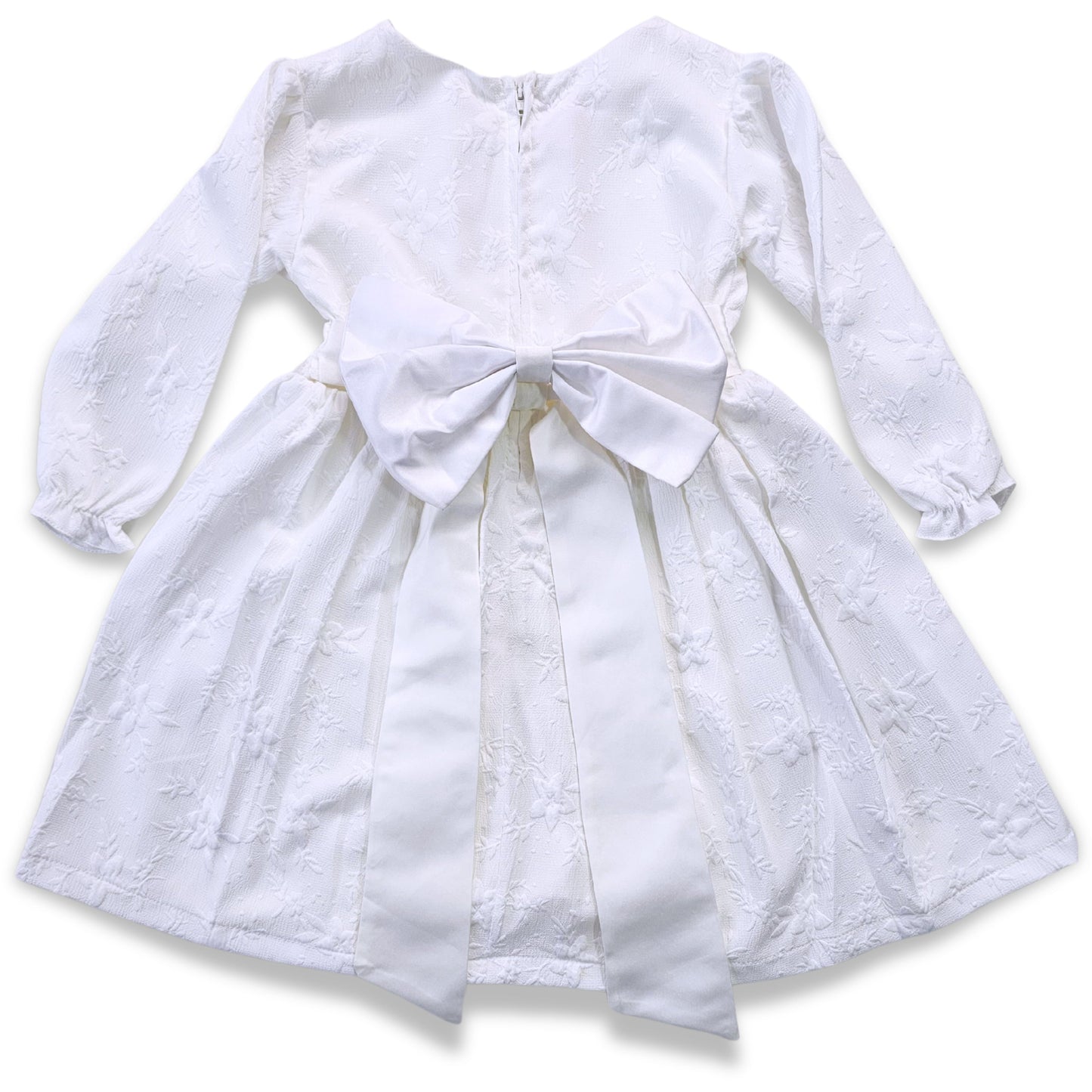 VESTIDO FLOR PERLA CASUAL TELA NIÑA