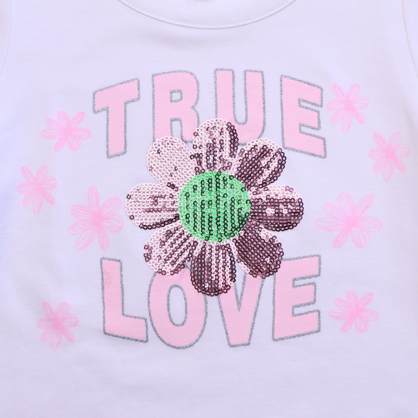 POLO TRUE LOVE MC ALGODON NIÑA