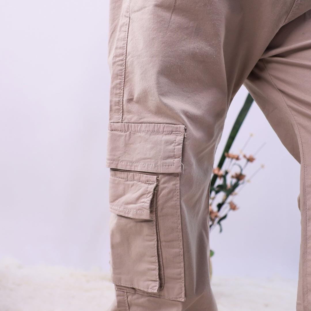 PANTALON CARGO BEIGE