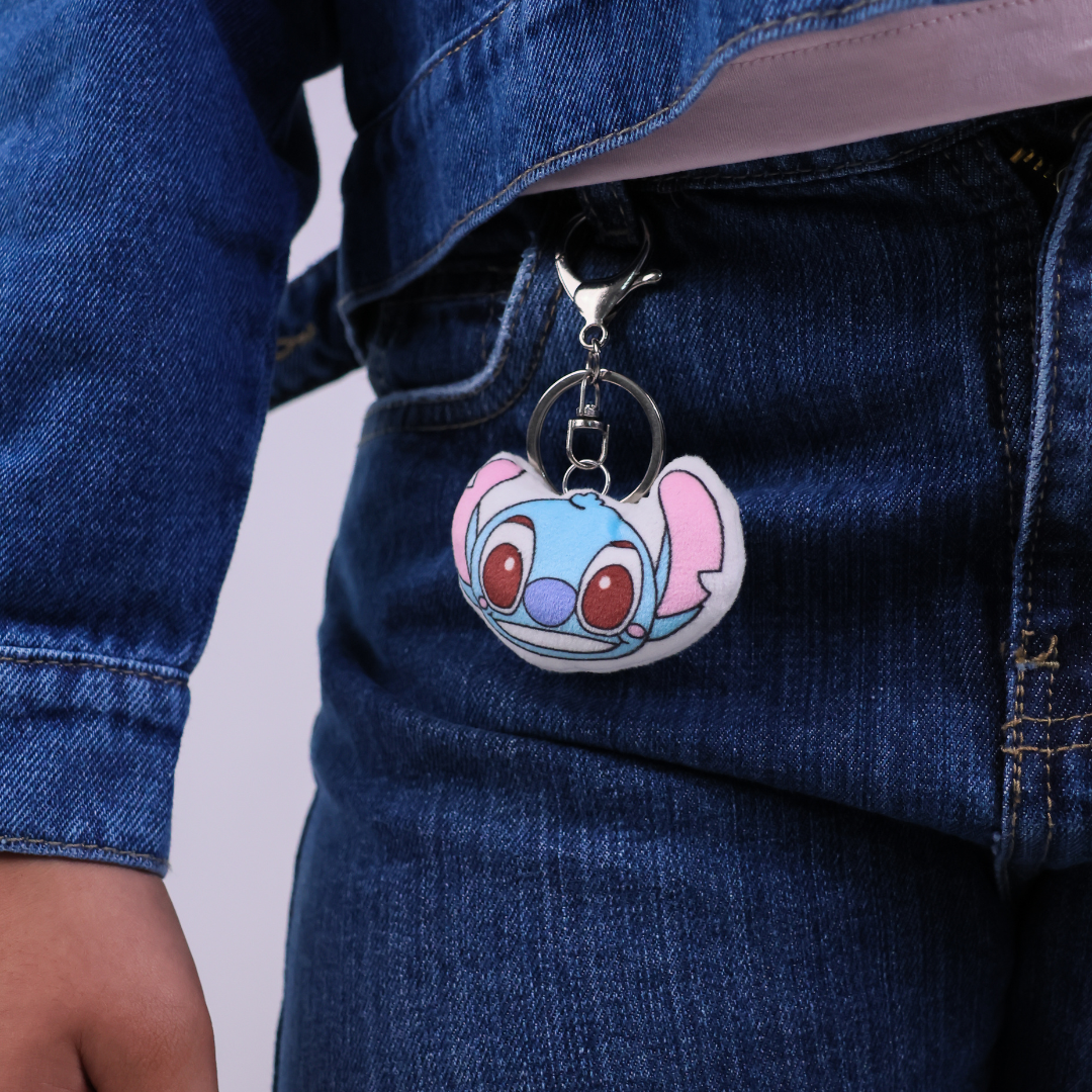 PANTALON STITCH PALAZO JEANS NIÑA