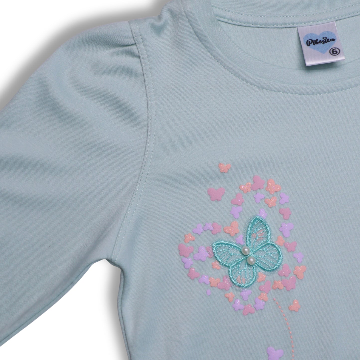 POLO M/L MARIPOSA PIBE