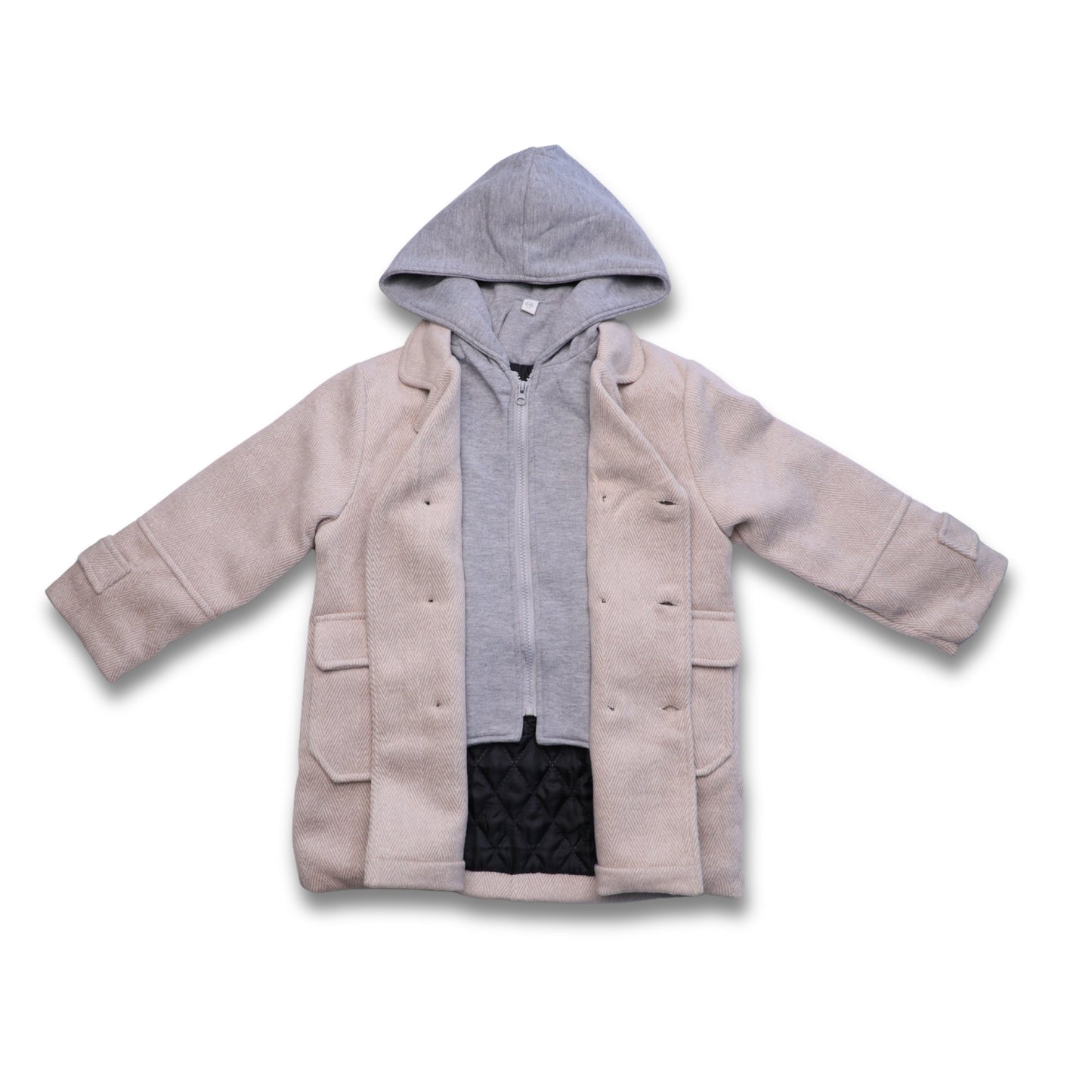 ABRIGO 8173 C/CAP PAÑO NIÑO