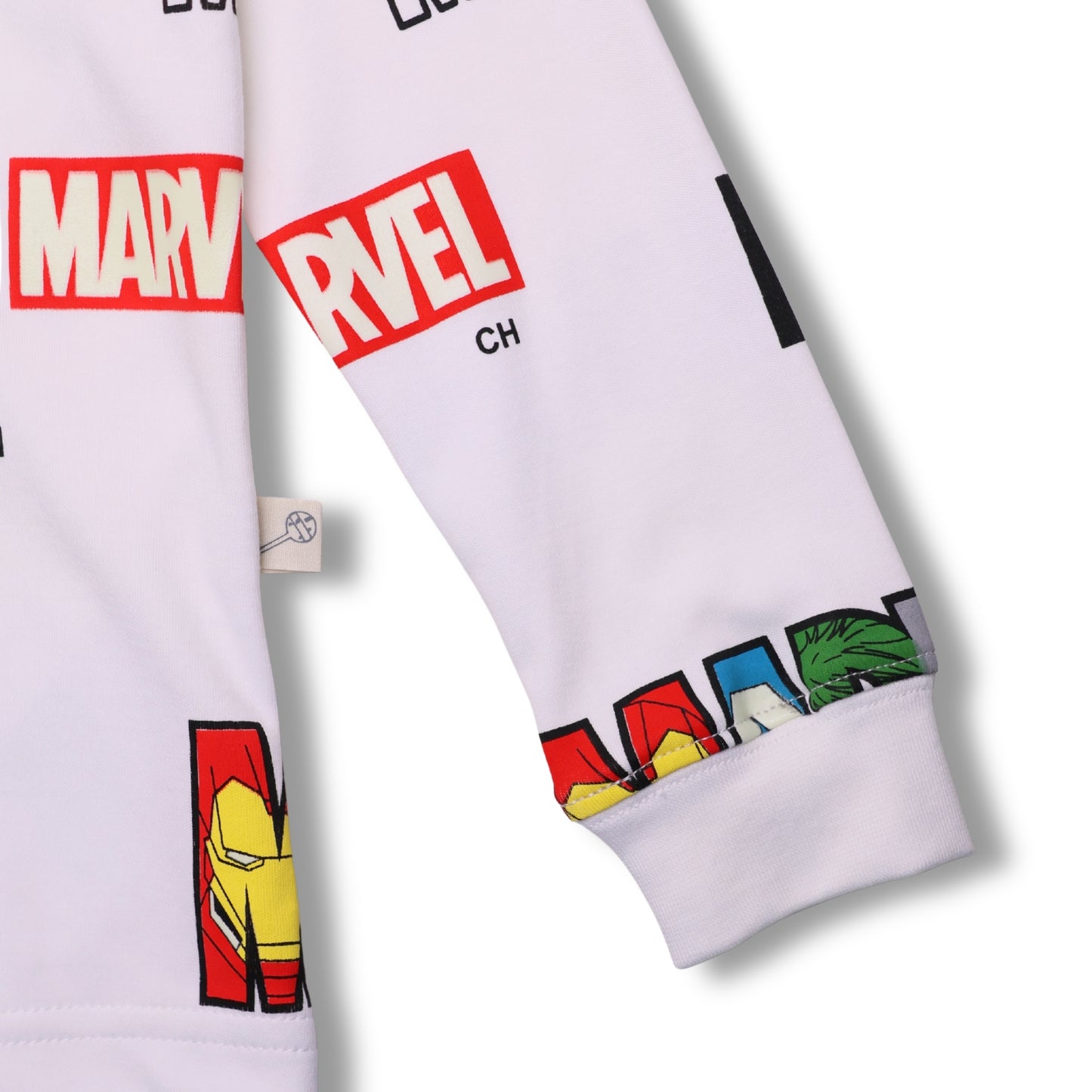POLO M/L MARVEL LETRAS CHUP