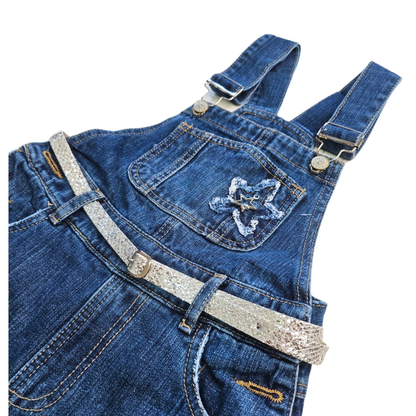 OVEROL ESTRELLA PANTALON JEANS NIÑA