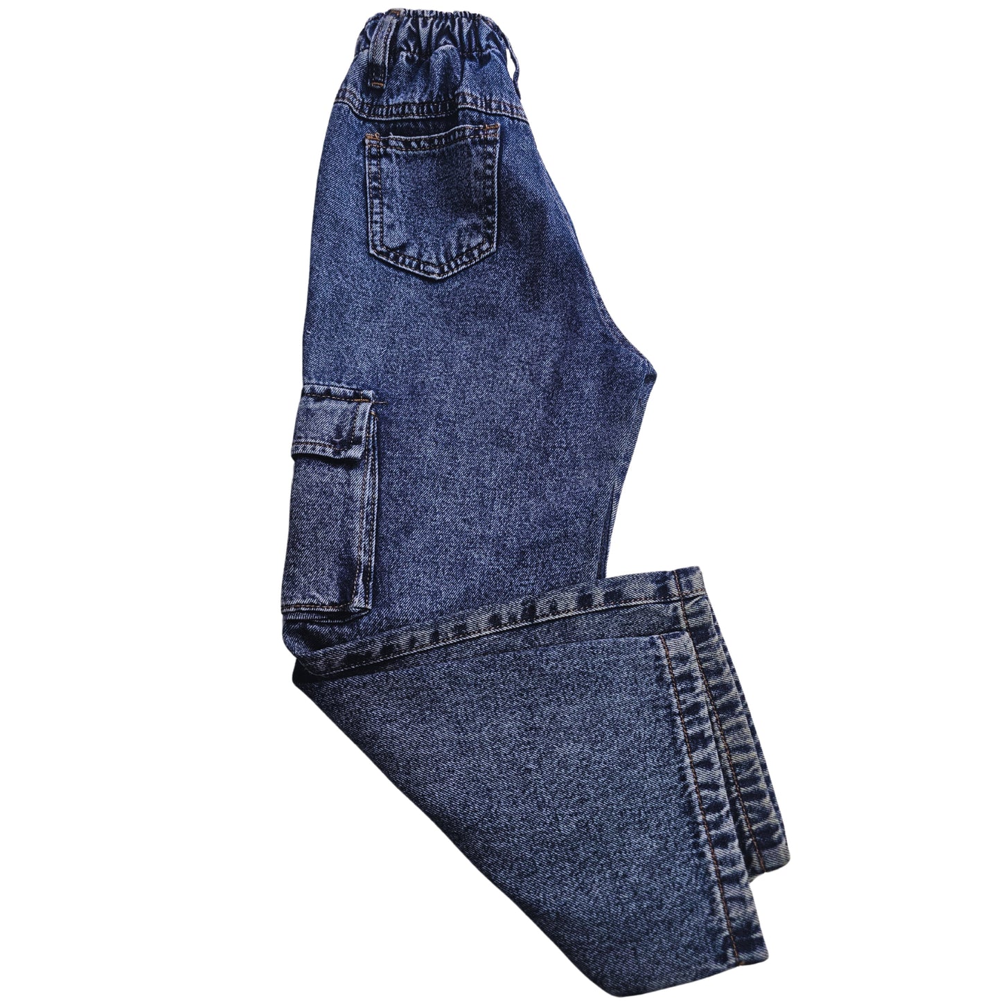 PANTALON CARGO PALAZO JEANS NIÑA