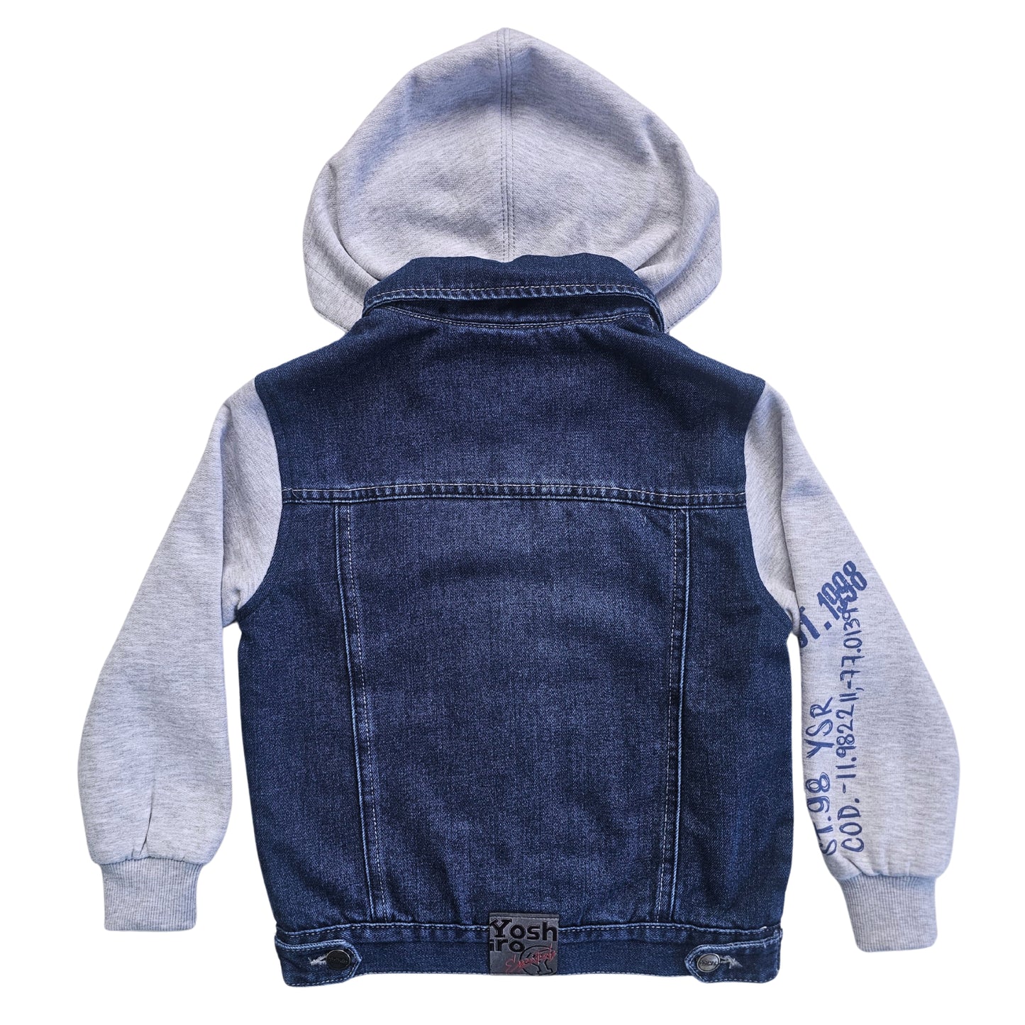 CASACA Y3168 C/CAP JEANS NIÑO