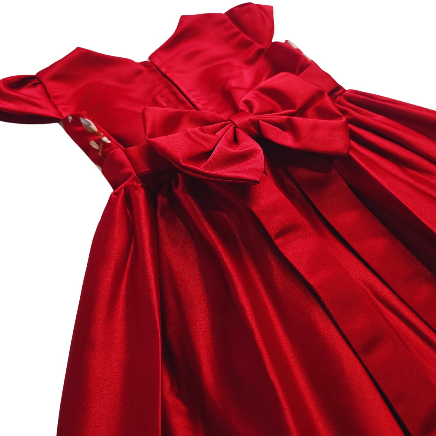 VESTIDO FLORES CASUAL SEDA NIÑA