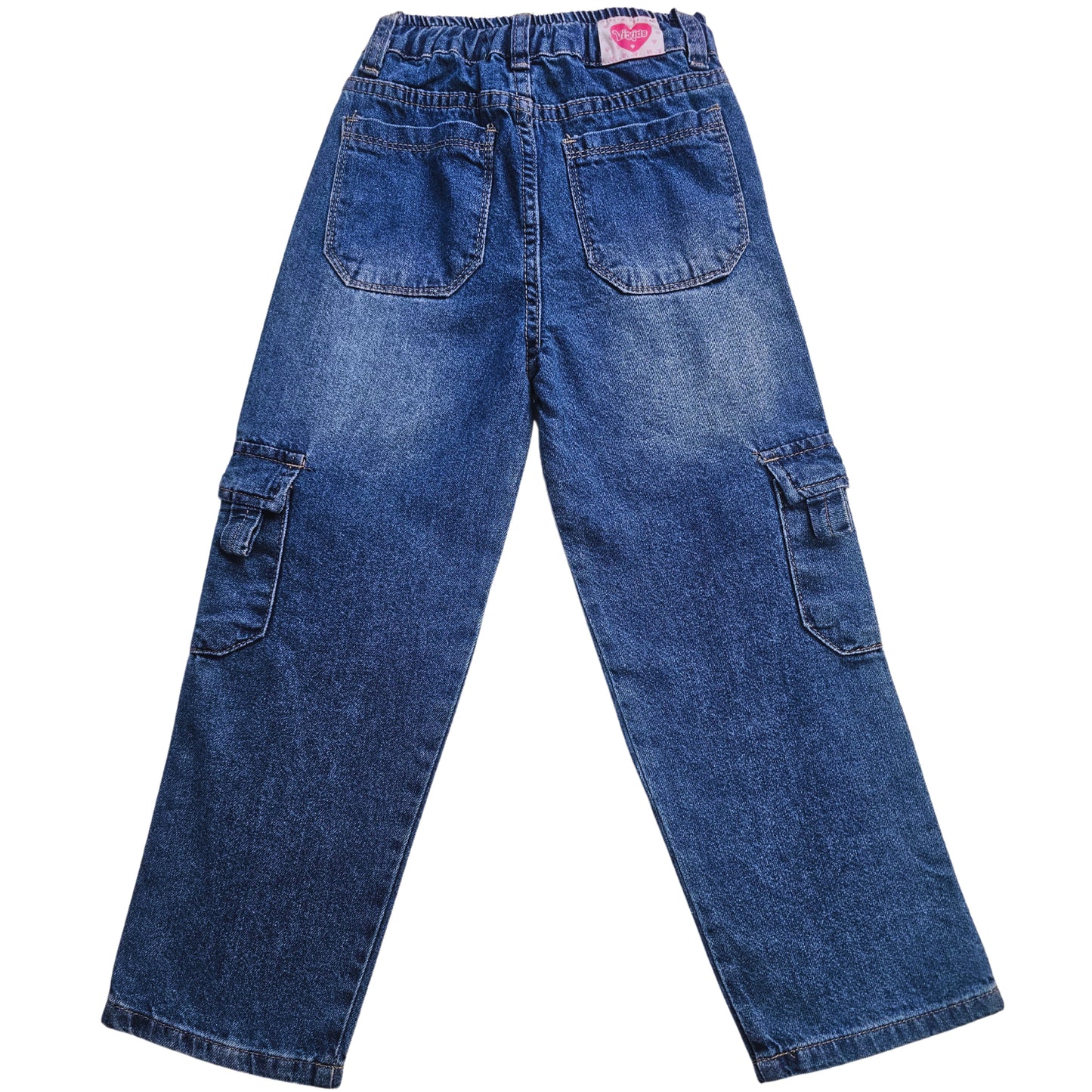 PANTALON LEYLA CARGO JEANS NIÑA