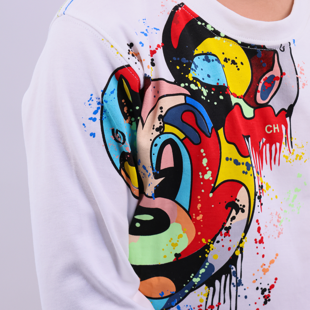 POLO MANGA LARGA MICKEY COLORES CHUP