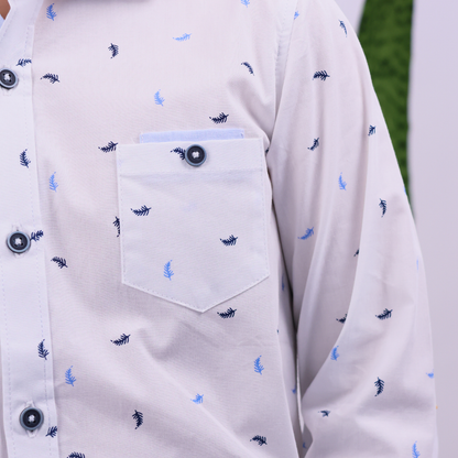 CAMISA PLUMITAS M/L TELA NIÑO