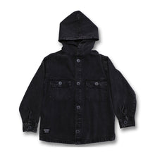 CAMISACO BOLSILLOS C/CAP JEANS NIÑO