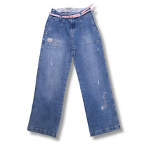 PANTALON CORAZON PALAZO JEANS NIÑA