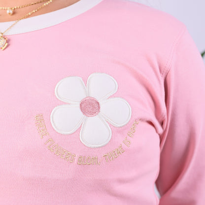 POLO MANGA LARGA FLOR