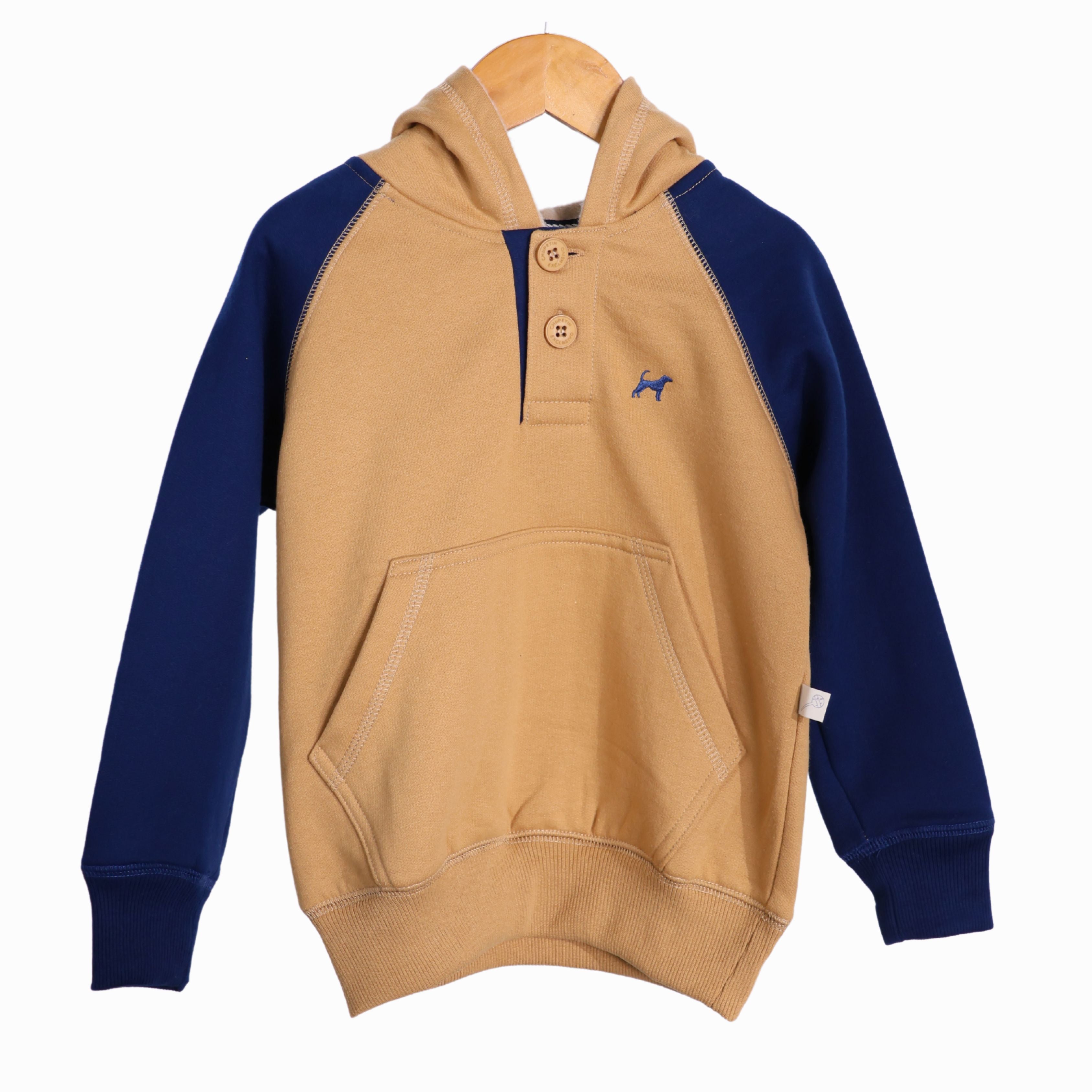 POLERA BICOLOR C/CAP FRANELA NIÑO