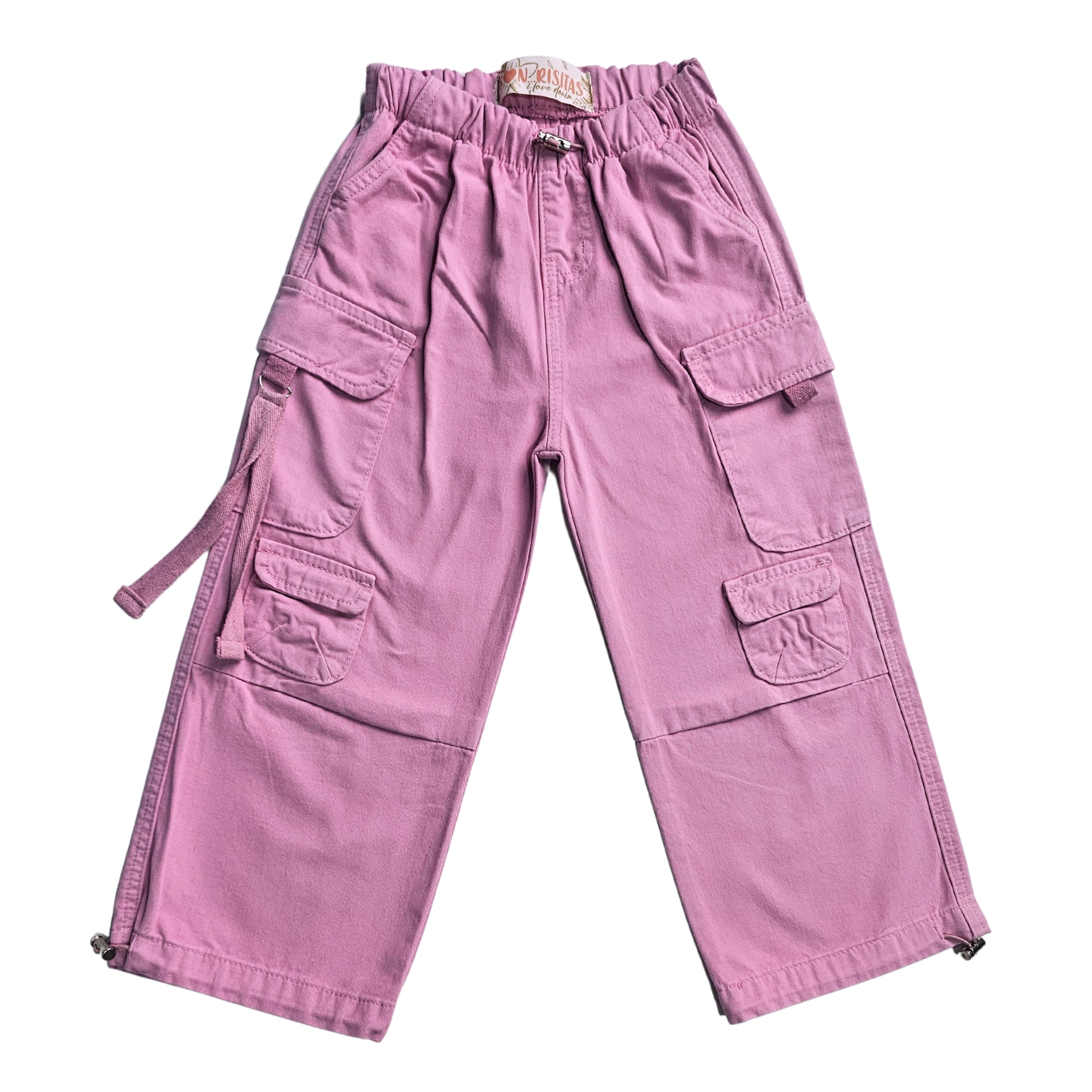 PANTALON CARGO PARACHUTE DRILL NIÑA