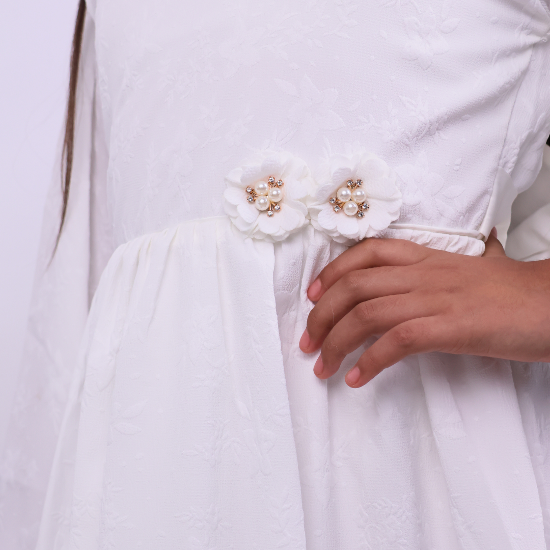 VESTIDO CASUAL FLOR DORADA
