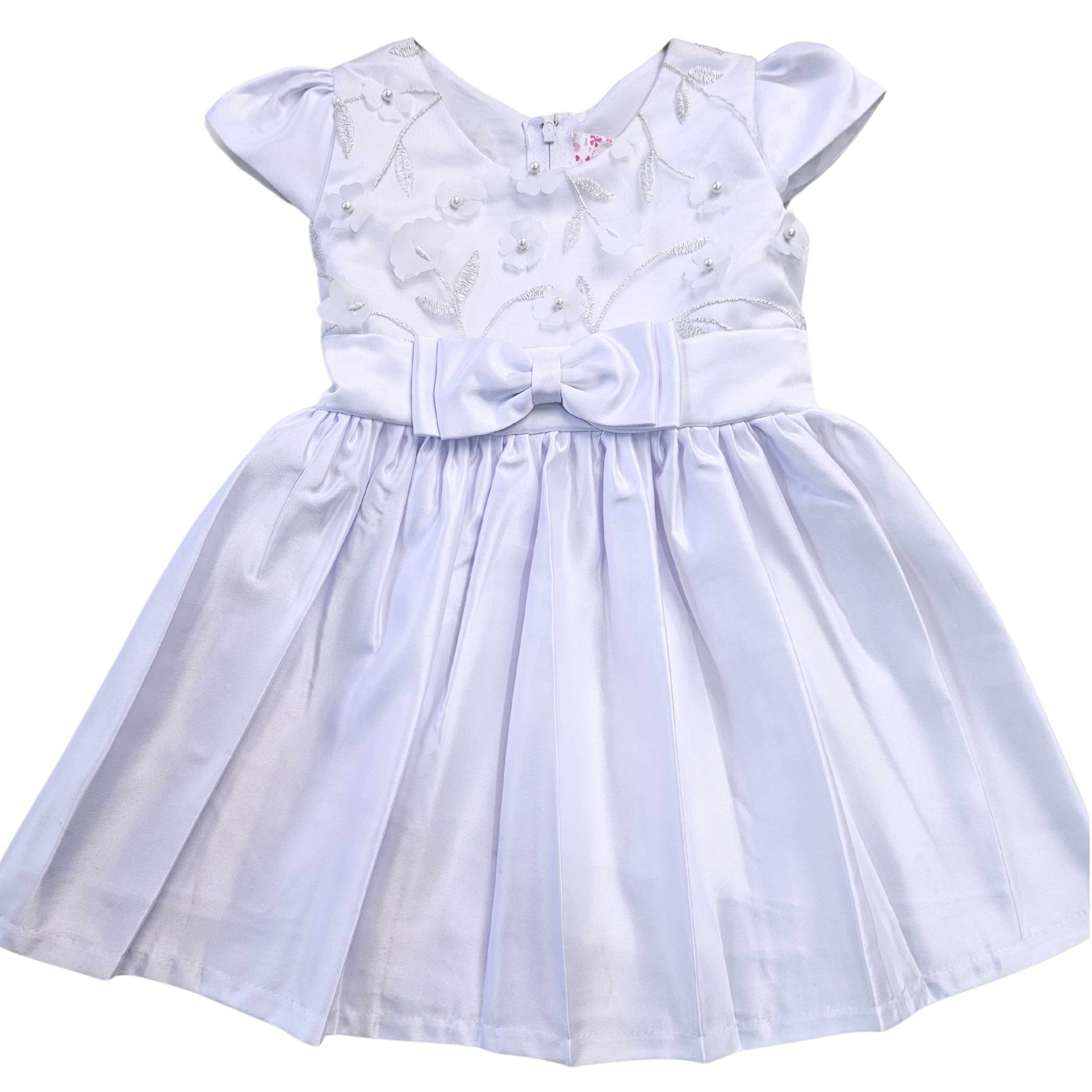 VESTIDO FLORES CASUAL ENCAJE NIÑA