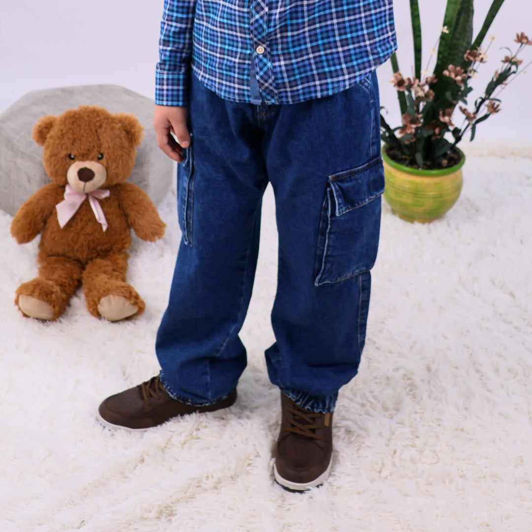 JOGGER CARGO AZUL