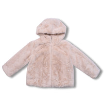 ABRIGO 4486 C/CAP PELUCHE NIÑA