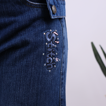 PANTALON STITCH PALAZO JEANS NIÑA