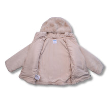 ABRIGO 4486 C/CAP PELUCHE NIÑA