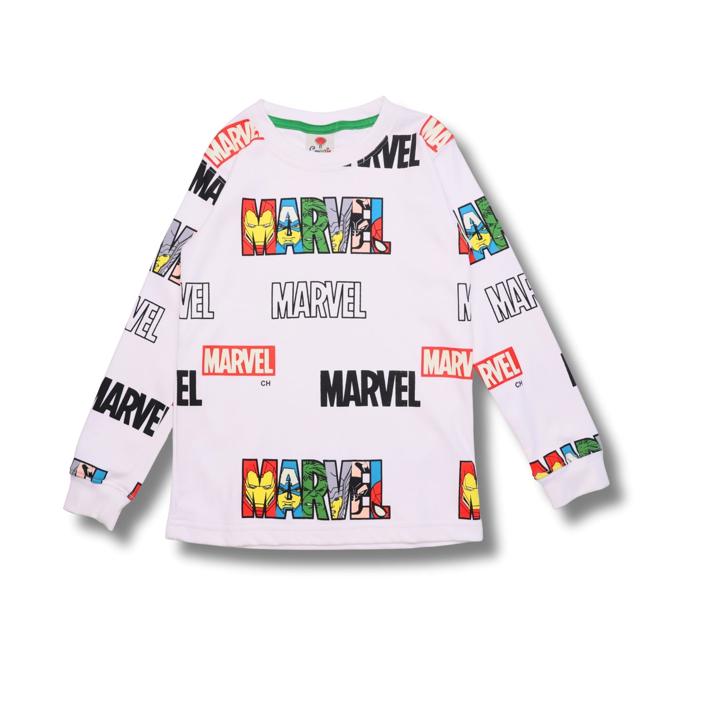 POLO M/L MARVEL LETRAS CHUP