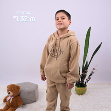 BUZO MARCELO CON CAPUCHA FRANELA NIÑO
