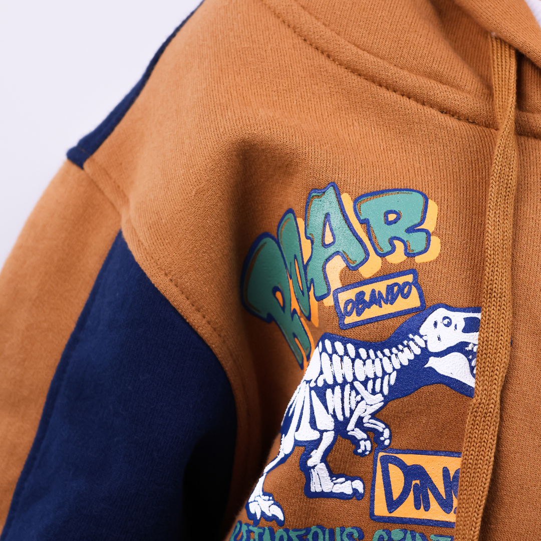 BUZO ROAR CON CAPUCHA FRANELA NIÑO