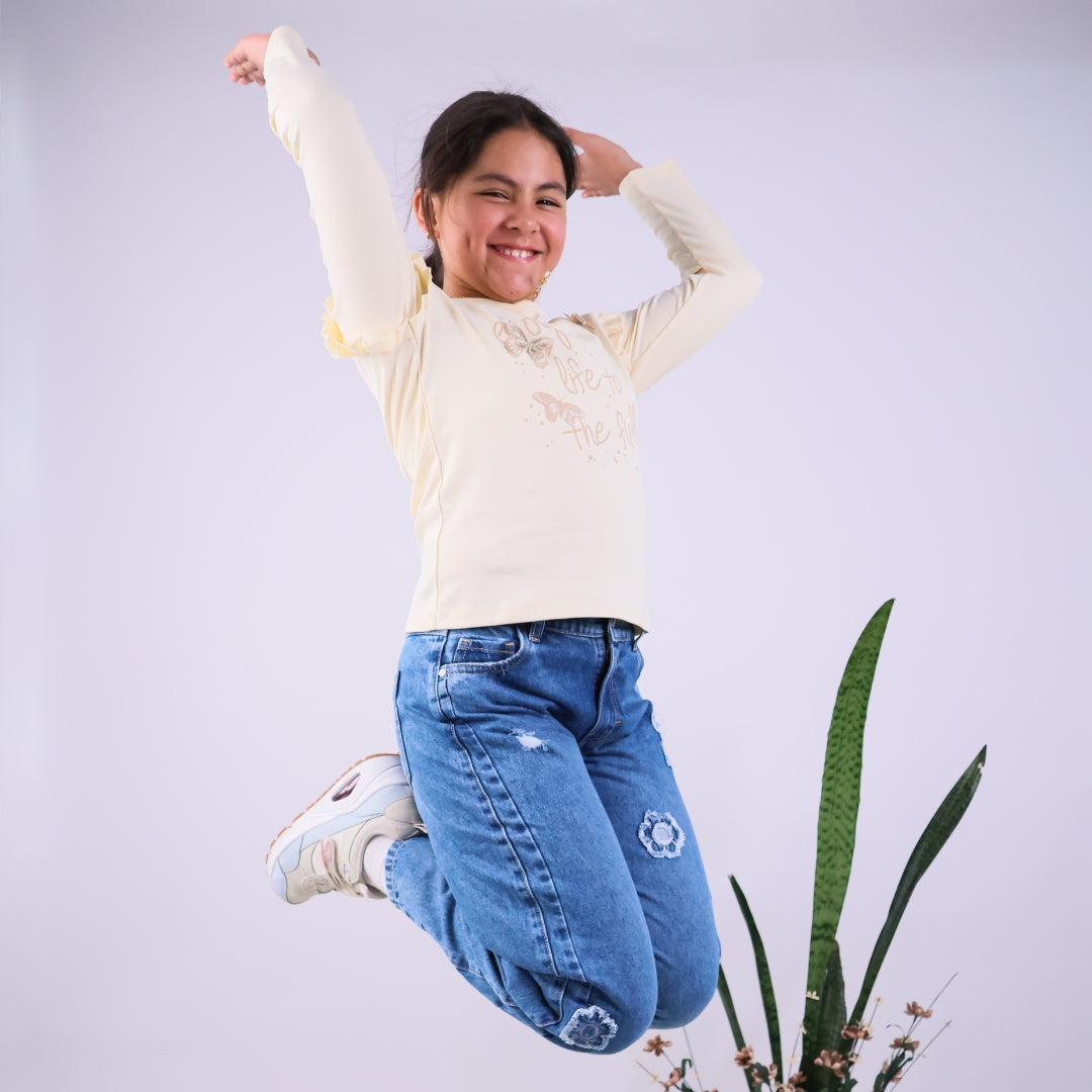 PANTALON SLOUCHY MARIPOSAS