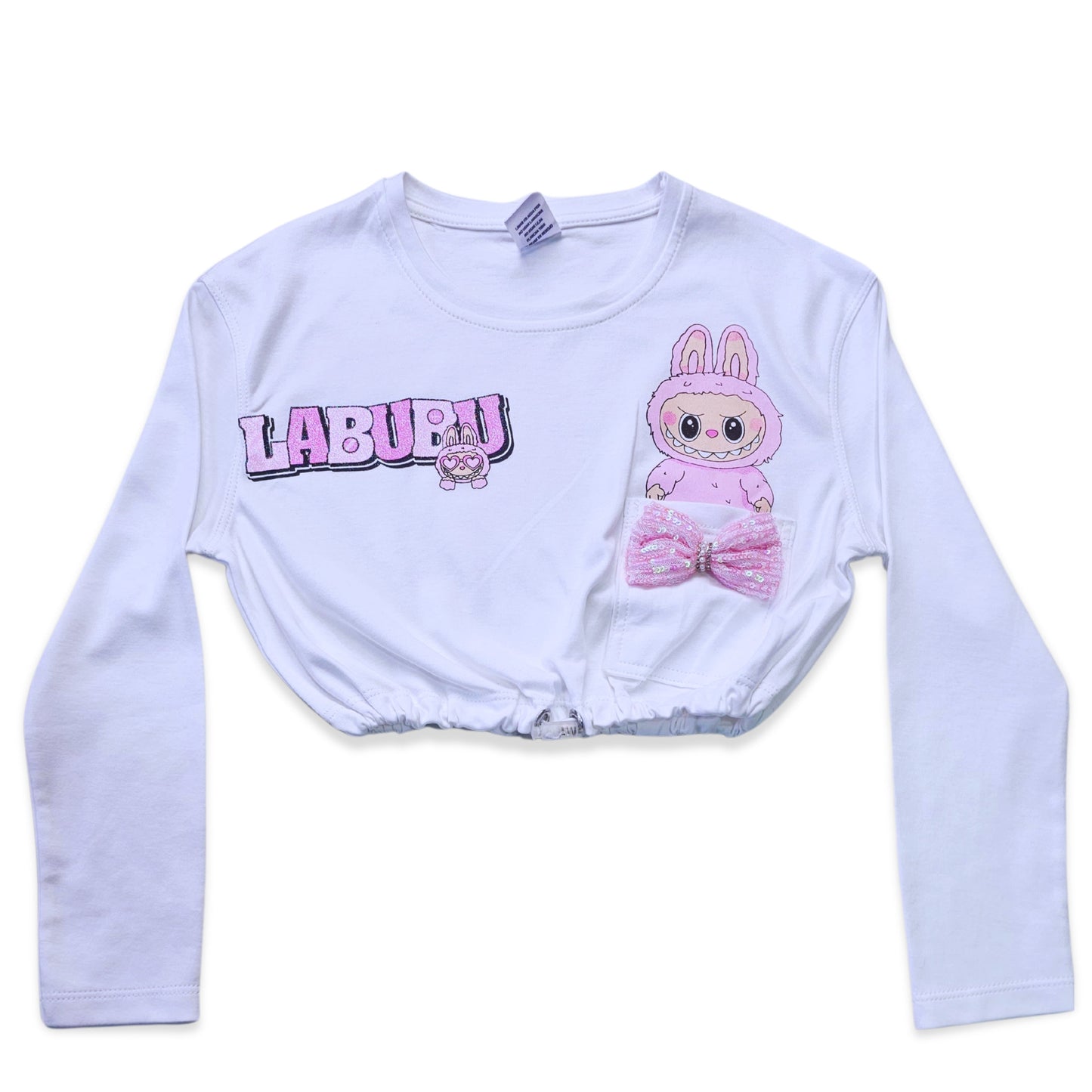 POLO LABUBU ML ALGODON NIÑA