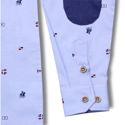 CAMISA MANGA LARGA SÍMBOLOS KOUL
