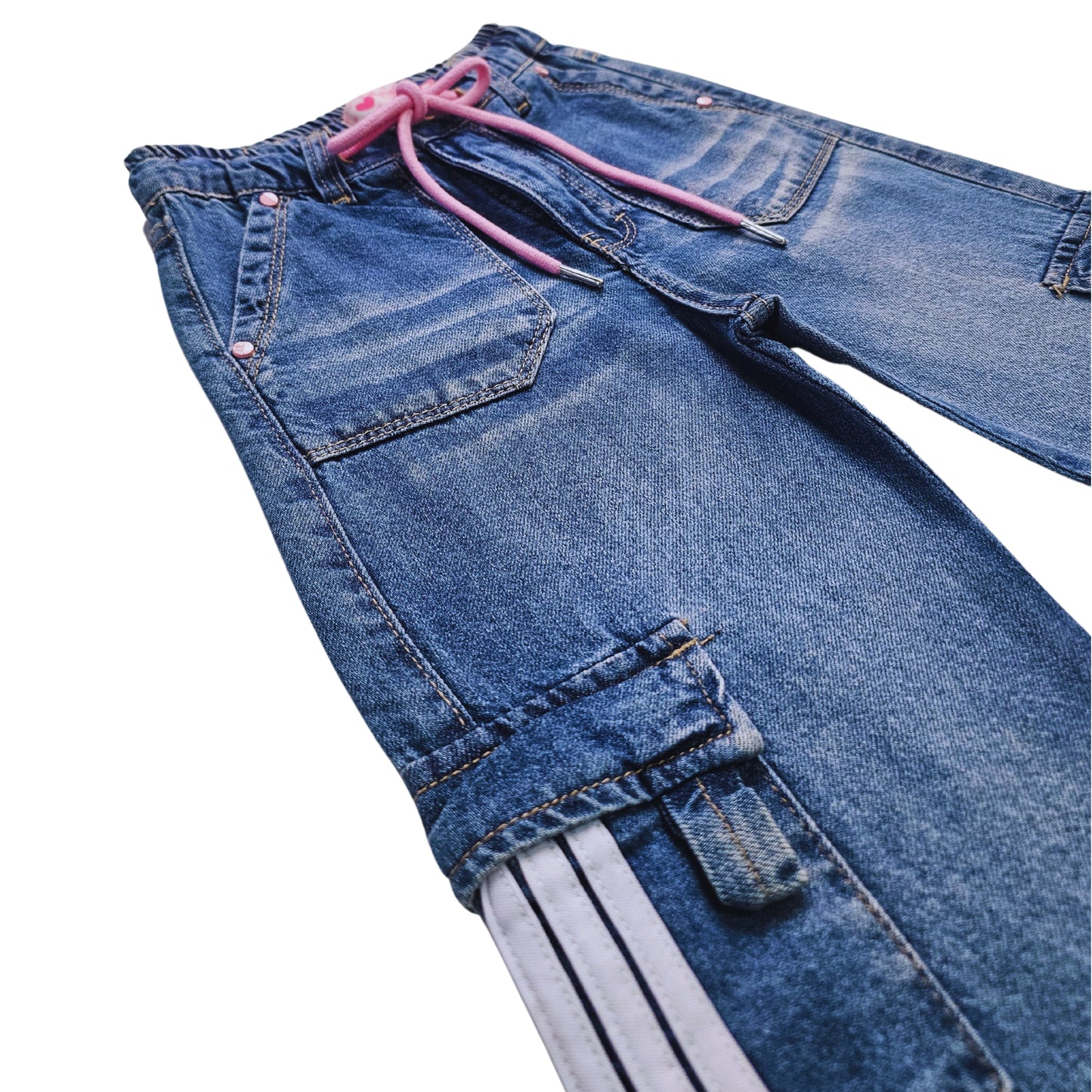 PANTALON LEYLA CARGO JEANS NIÑA