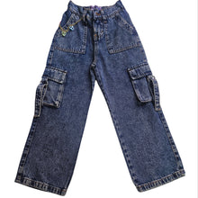 PANTALON CARGO PALAZO JEANS NIÑA