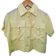 BLUSA BOLSILLOS MC LINO NIÑA