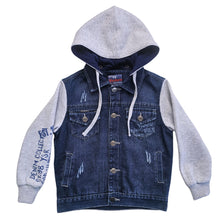 CASACA Y3168 C/CAP JEANS NIÑO