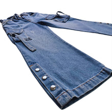 PANTALON CARGO PALAZO JEANS NIÑA