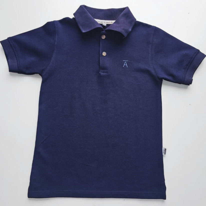 POLO A/CAMISERO MC PIQUE NIÑO