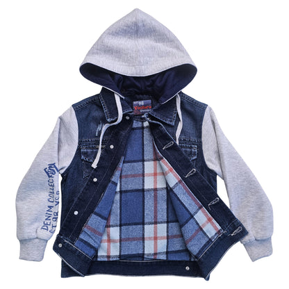 CASACA Y3168 C/CAP JEANS NIÑO