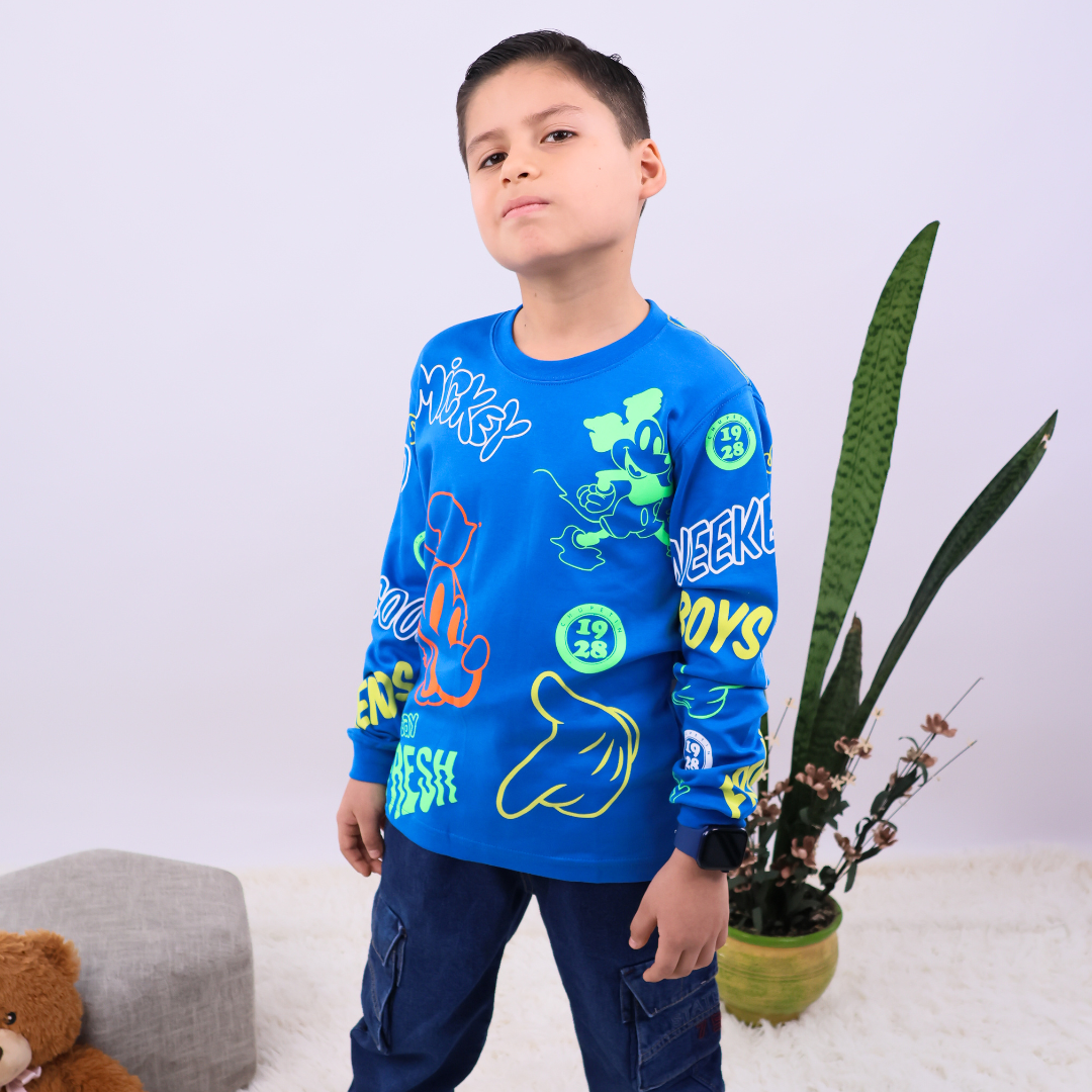 POLO MANGA LARGA MICKEY CHUP
