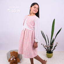VESTIDO CHALECO/ML CASUAL CORDUROY NIÑA
