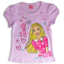 POLO BARBIE M/C ALGODON NIÑA