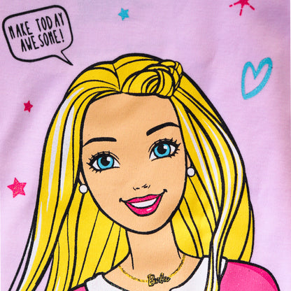 POLO BARBIE M/C ALGODON NIÑA