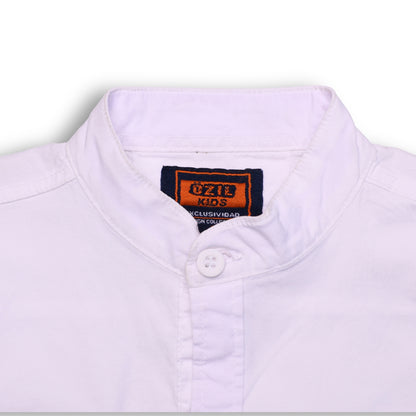 CAMISA MANGA LARGA COLOR ENTERO NERÚ OZI